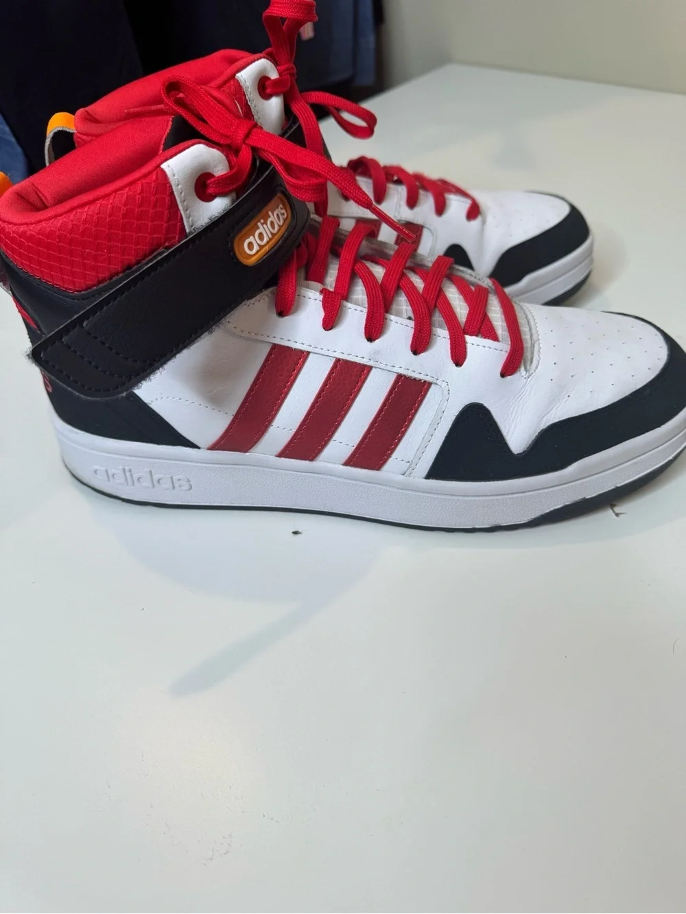 Adidas Postmove Mid White Red size 13